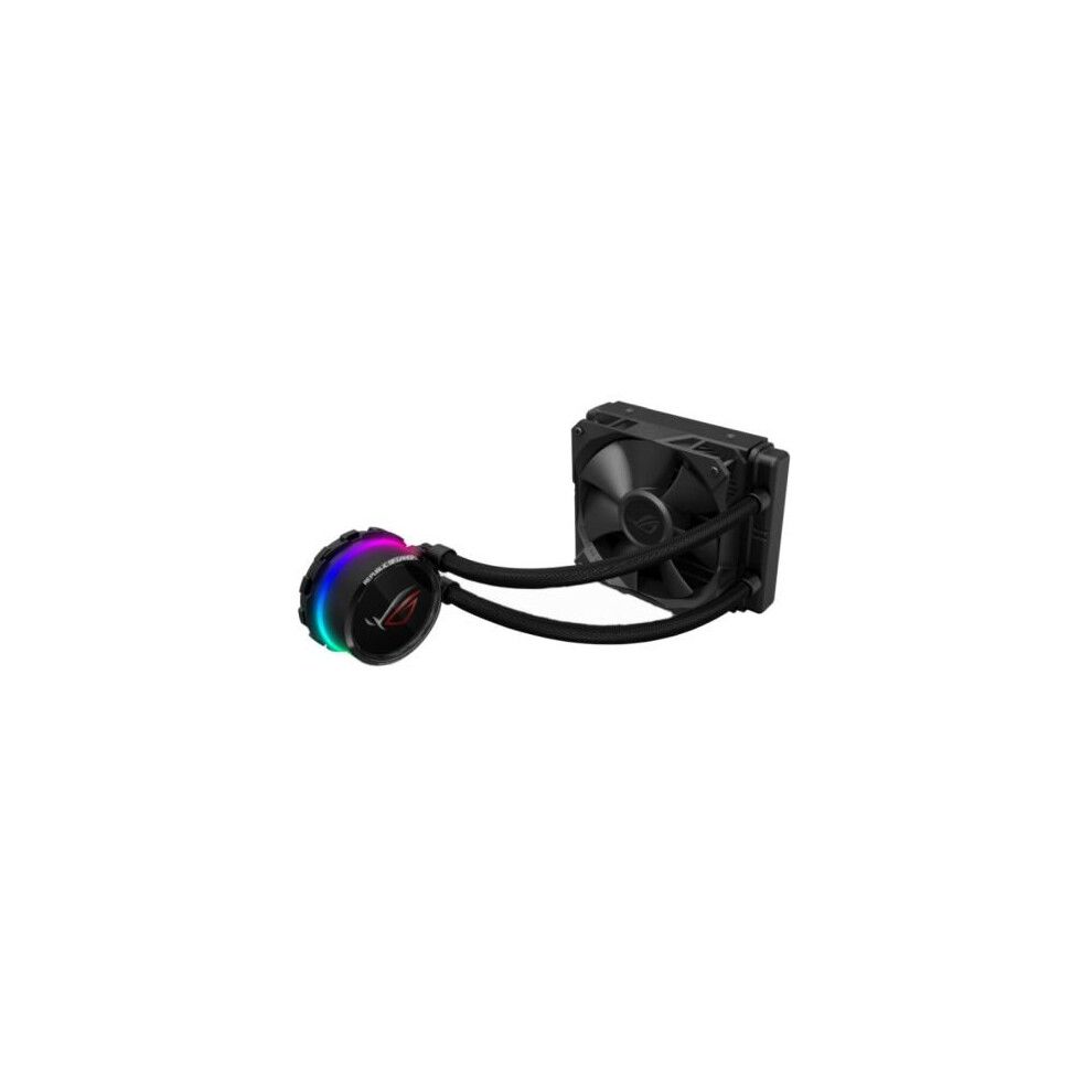 Asus ROG Ryuo 120mm Liquid CPU Cooler, 1 x 12cm PWM Fan, Full Colour OLED Display, RGB