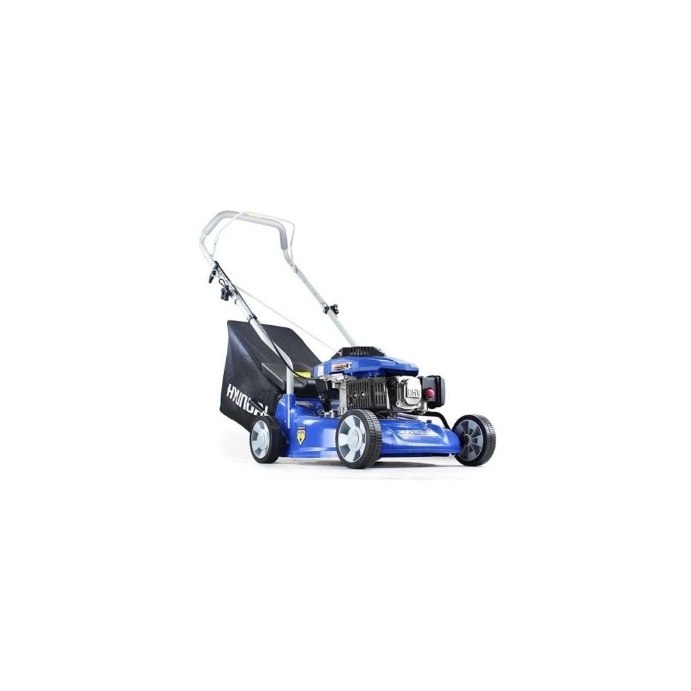 Hyundai HYM400P Petrol 4-Stroke Powered Push Lawnmower 99cc