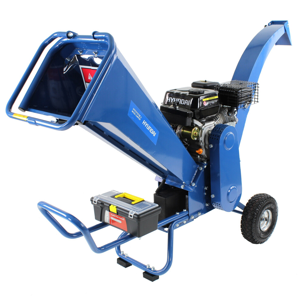 Hyundai HYCH7070E-2 7hp Petrol Powered Electric Start Heavy Duty Wood Chipper