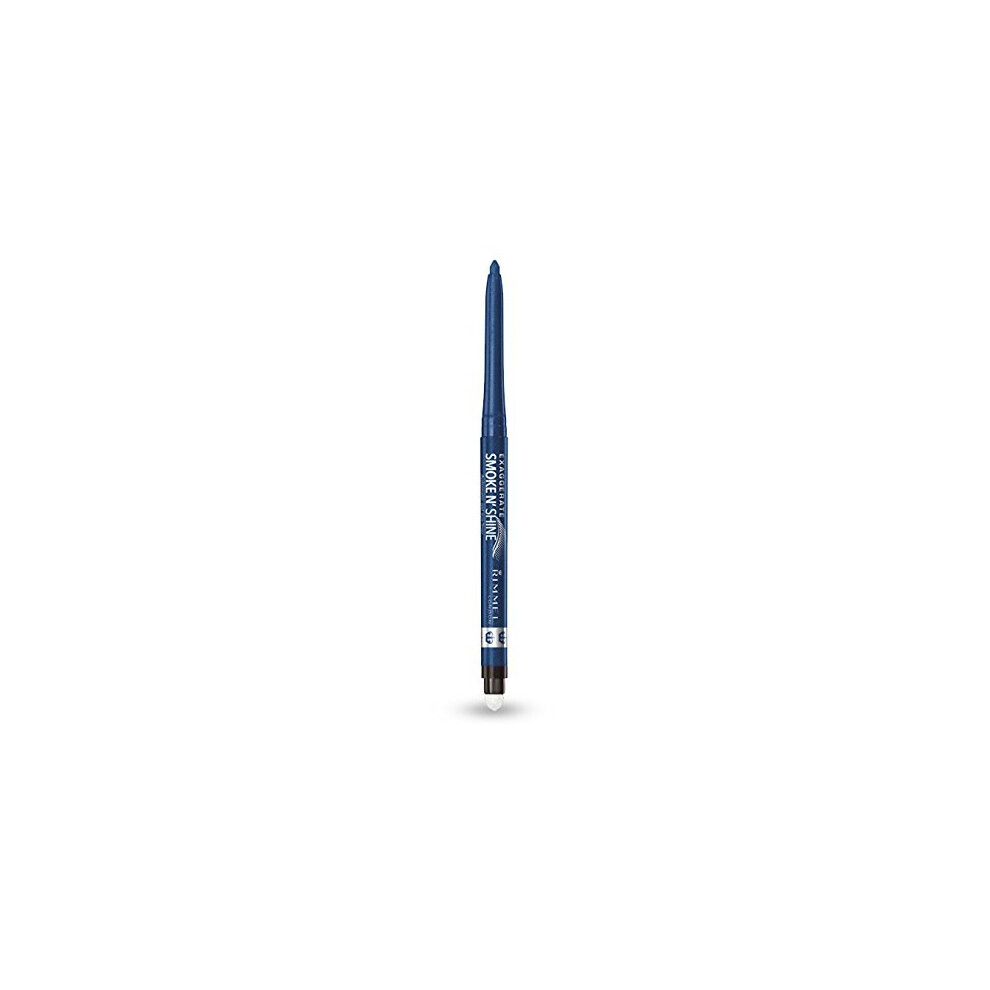 Rimmel Exaggerate Smoke N Shine Automatic Gel Eyeliner,004 Blue Steel, (Pack Of 2)