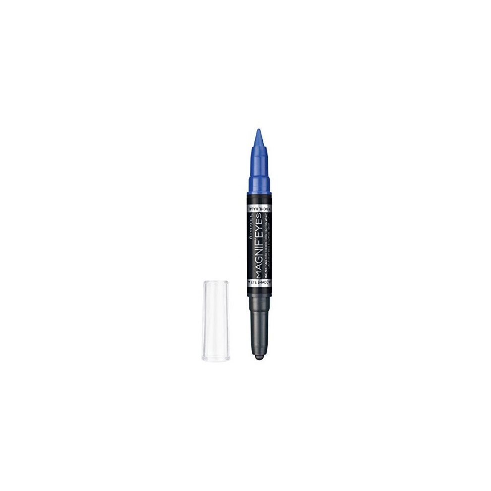 Rimmel Magnifeyes Double Ended Shadow And Eye Liner, Dark Side Of Blue, 0.05 Ounce