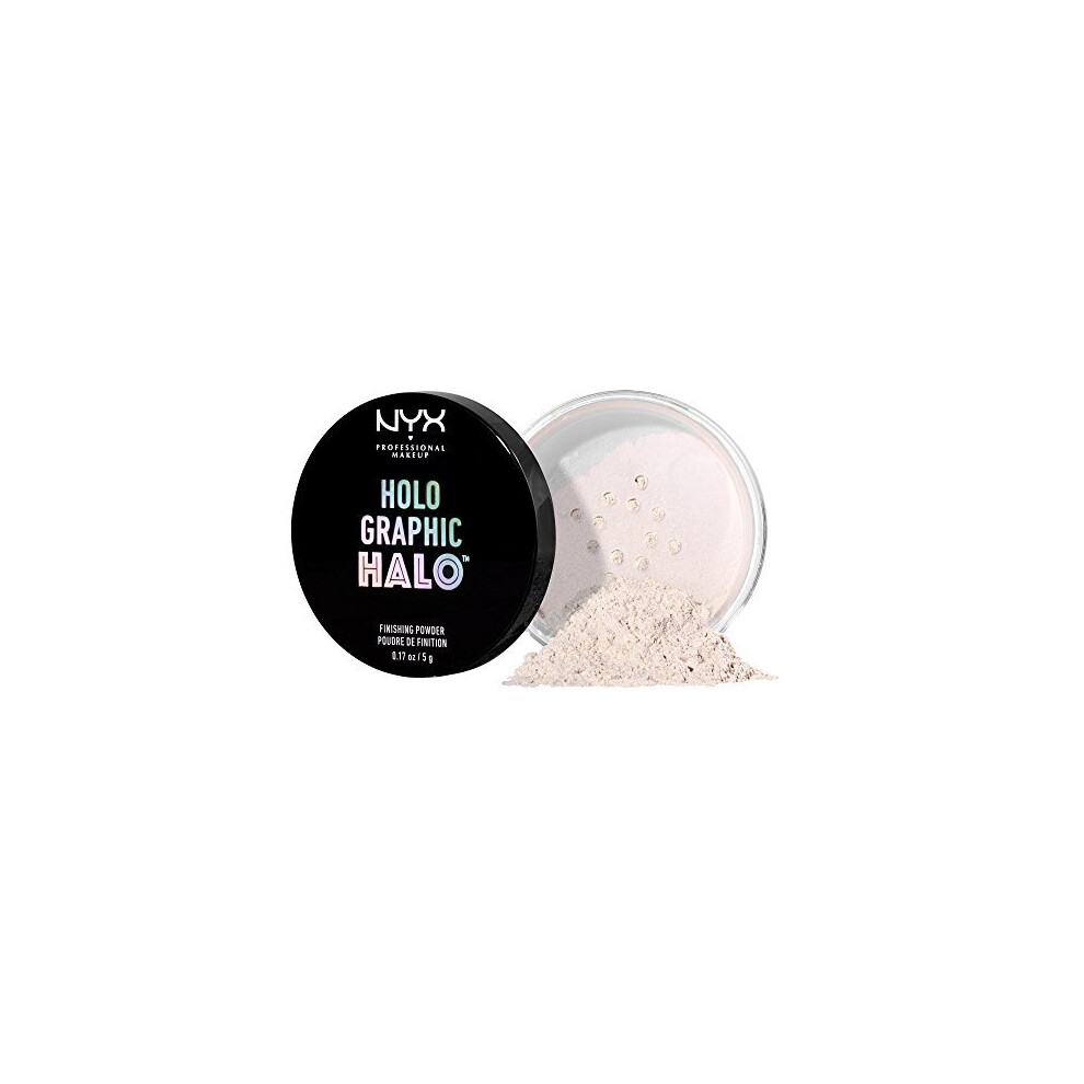 Nyx Professional Makeup Holographic Halo Finishing Powder, Mermazing, 0.17 Ounce