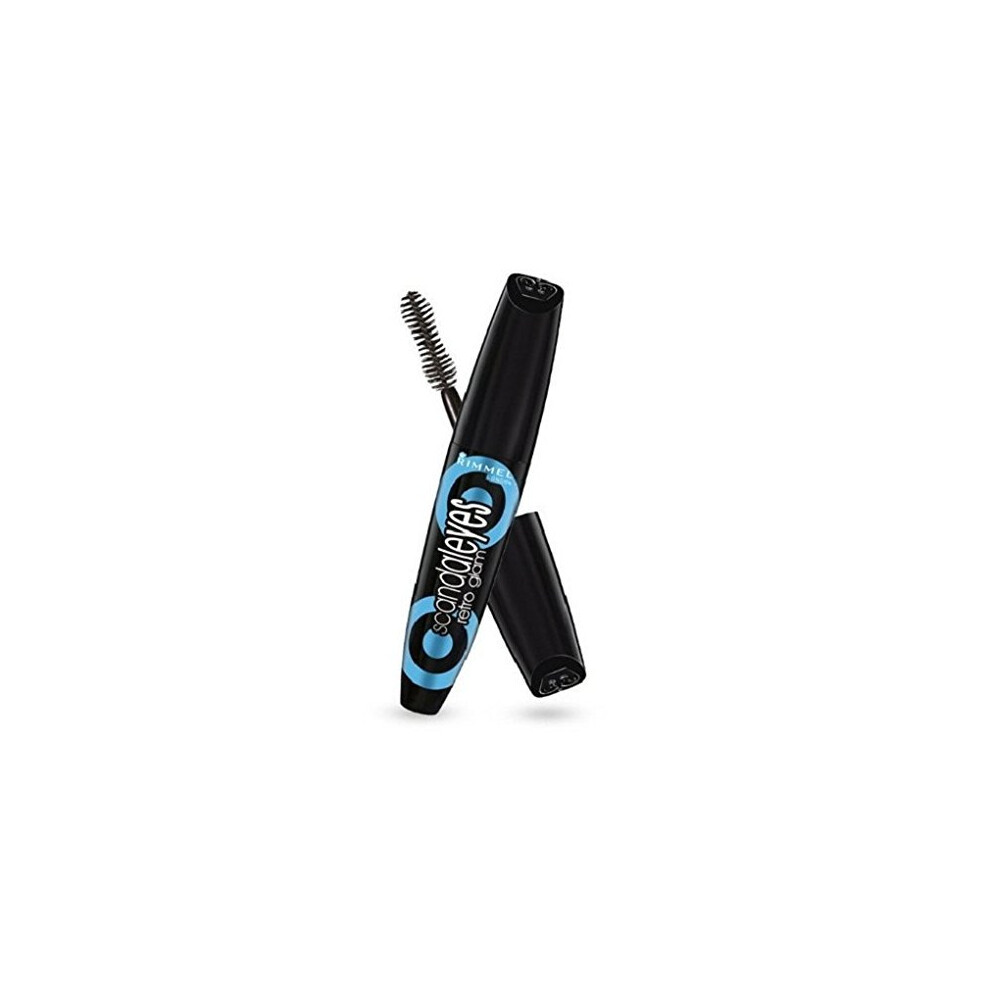 (Pack of 2) RIMMEL LONDON Scandaleyes Retro Glam Waterproof Mascara - Waterproof - Black