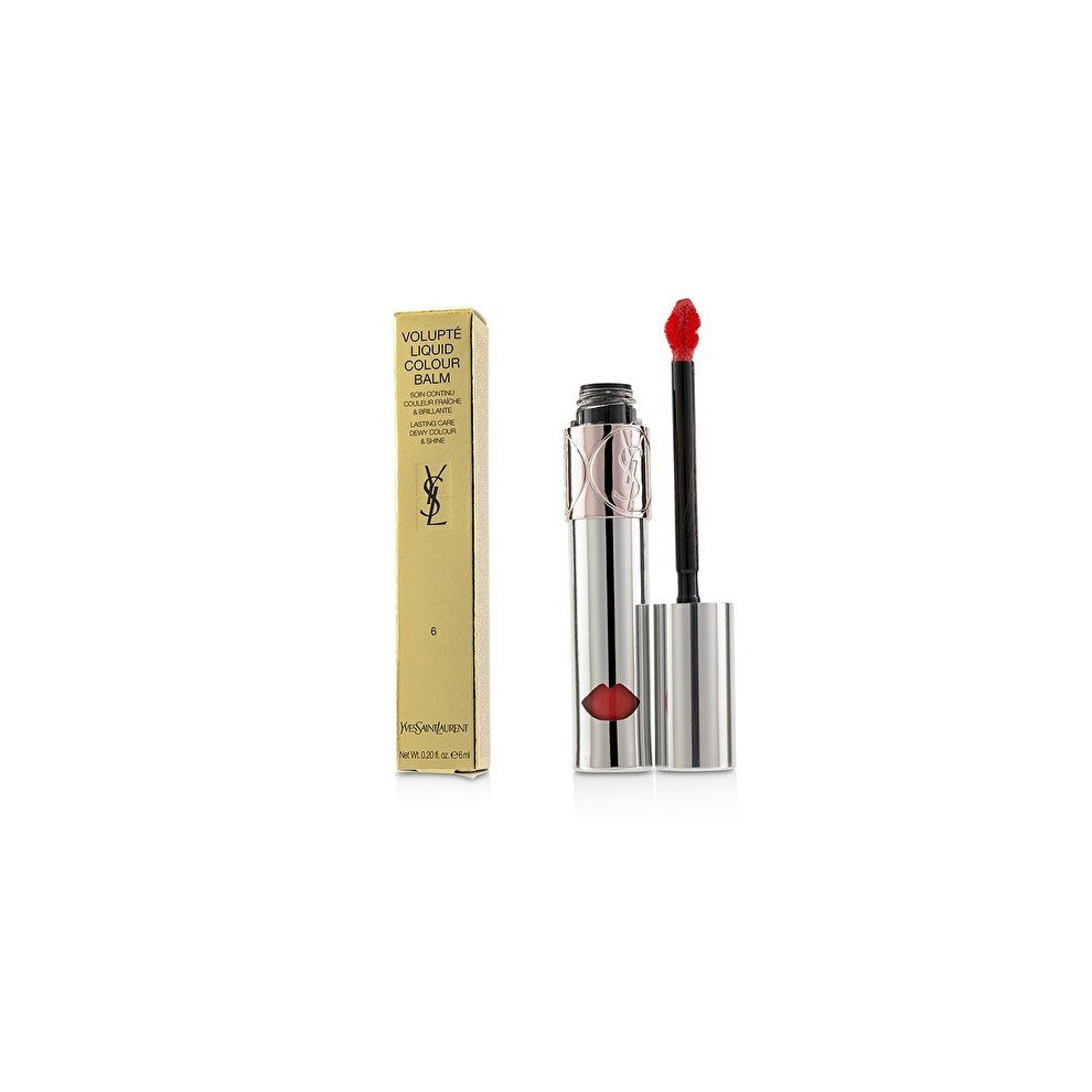 YSL Volupte Liquid Colour Balm 6ml - 6 Undress Me Coral