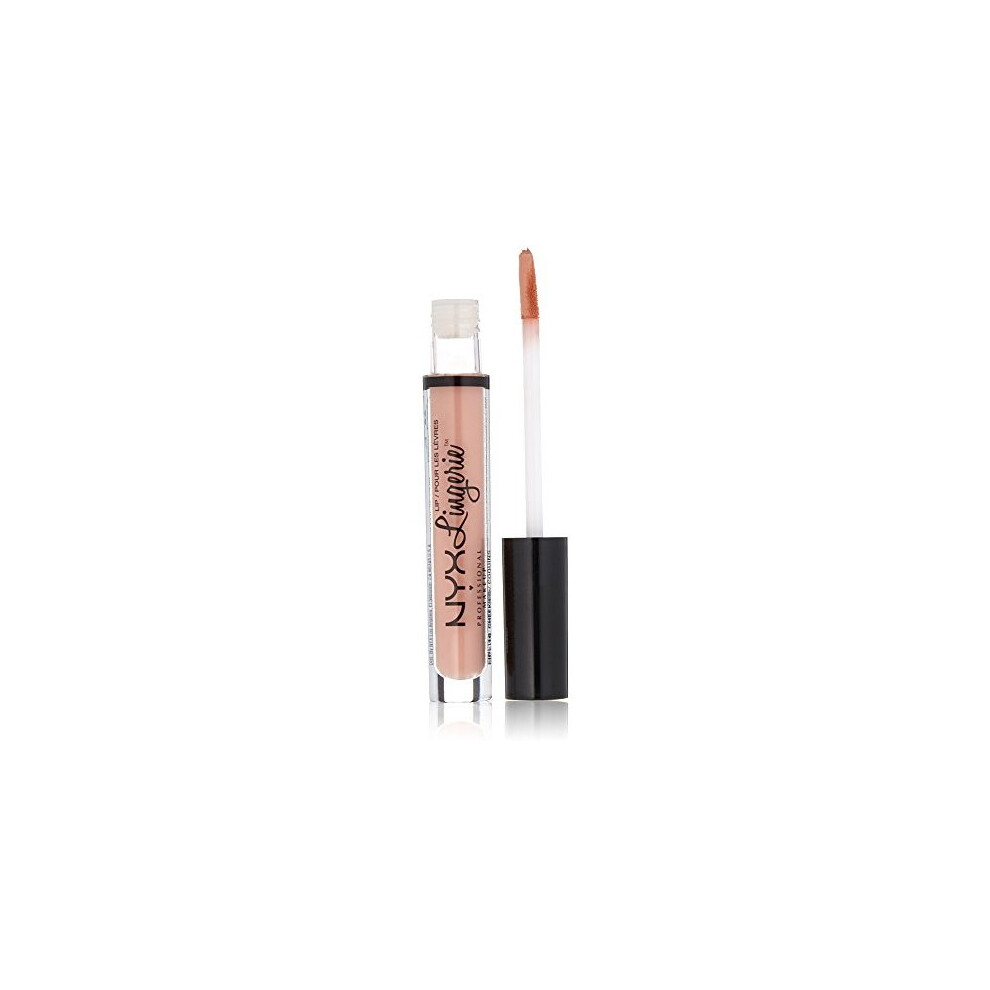 NYX PROFESSIONAL MAKEUP Lip Lingerie Matte Liquid Lipstick - Lace Detail  Nude Pink Beige