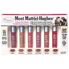theBalm Meet Matt(e) Hughes 6 Mini Batons de Lábios Líquidos de Longa Duração, Volume 2,0.04 Fl Oz (Pacote de 6)