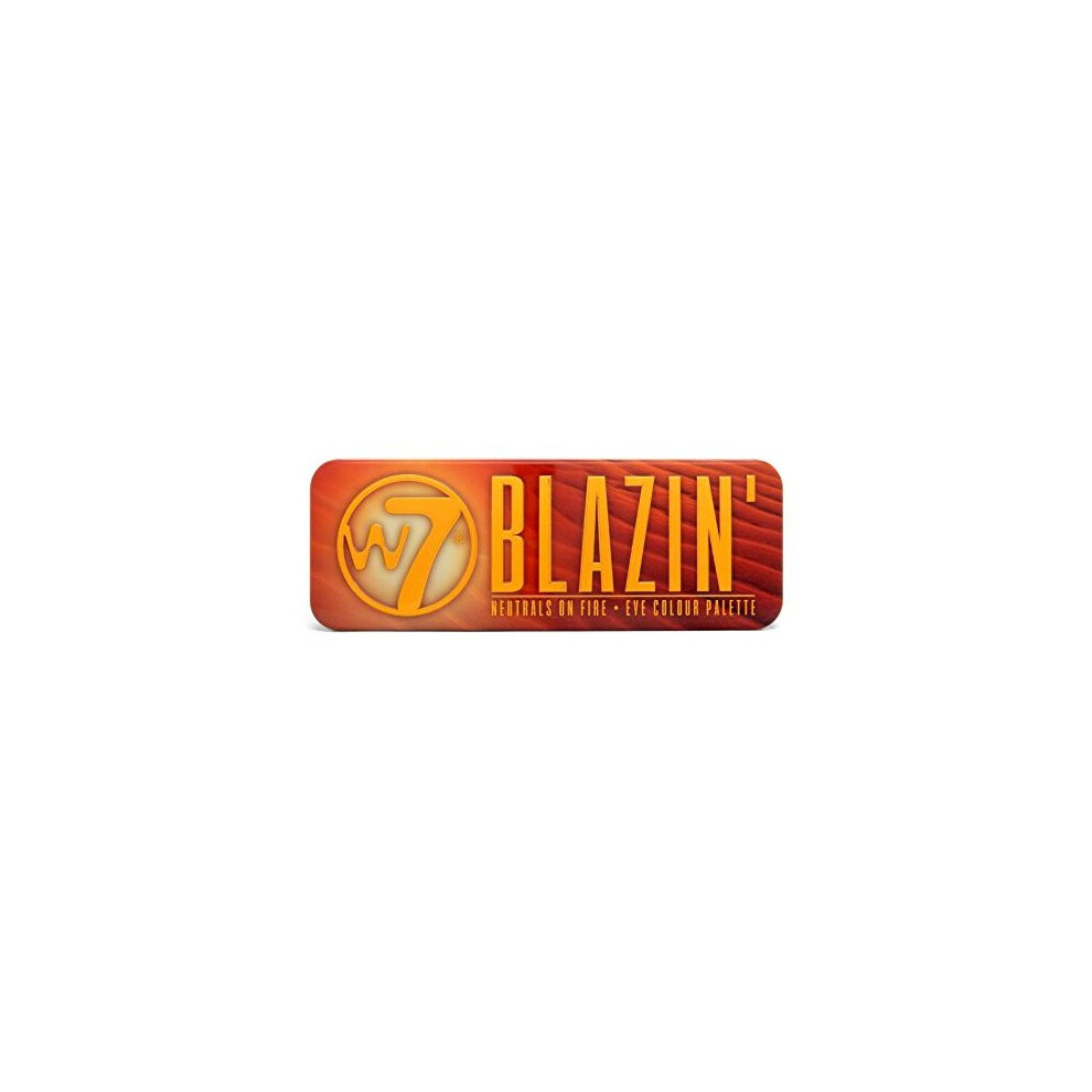 W7 Blazin Neutrals On Fire Eye Shadow Colour Palette
