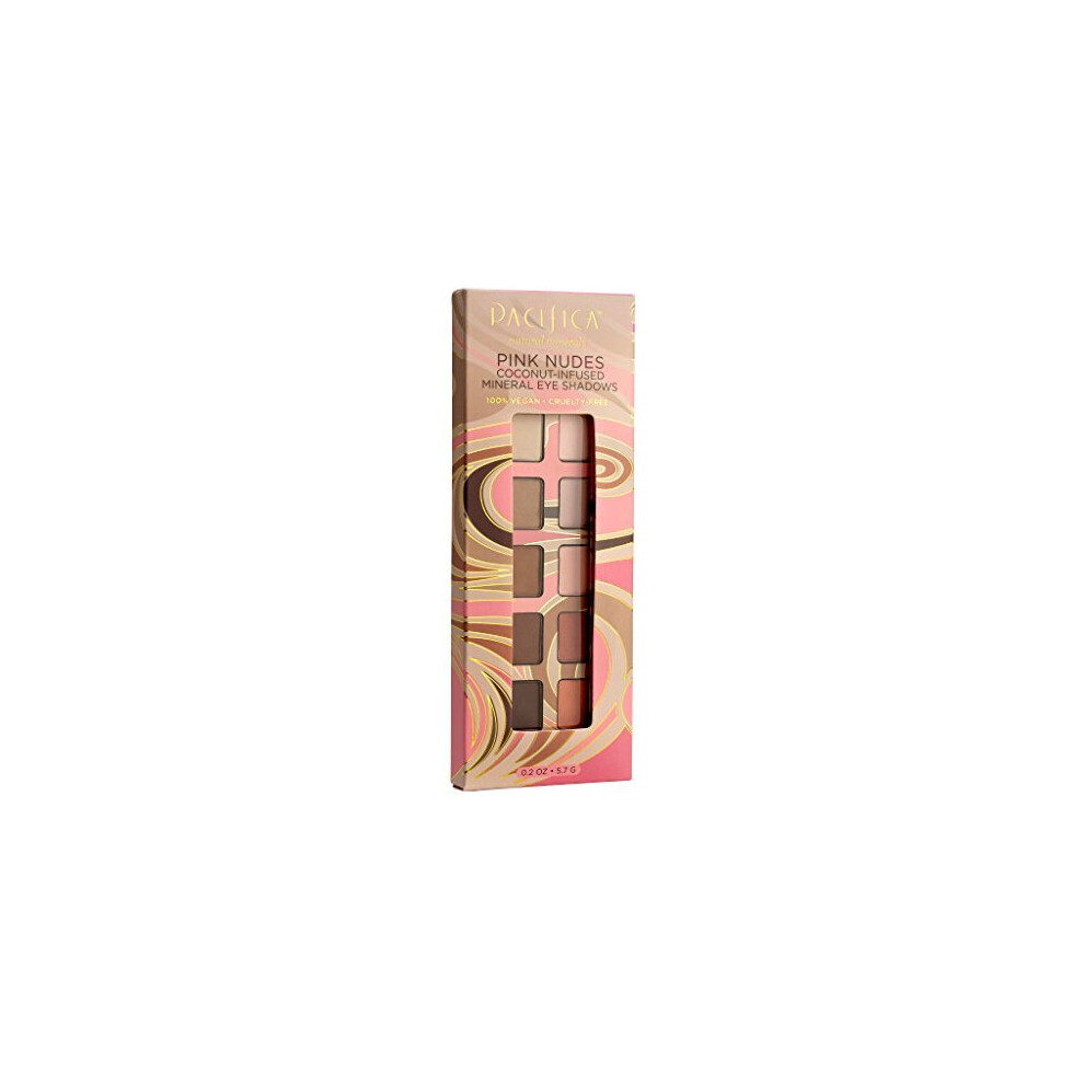 Pacifica Beauty 10 Well Eye Shadow, Pink Nudes, 0.2 Ounce