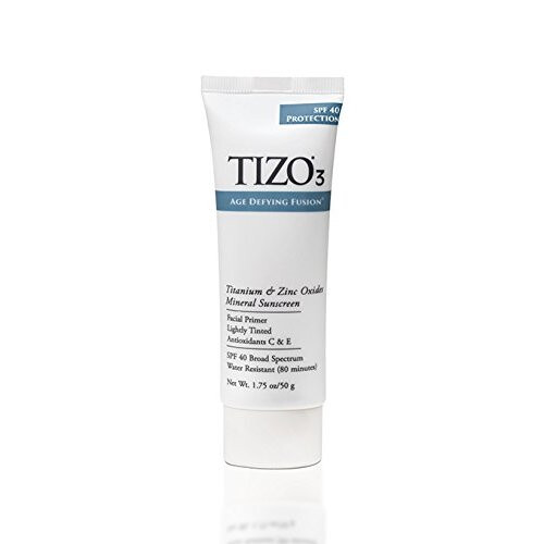 TiZO3 Αντηλιακό Προσώπου και Primer, Τονισμένο SPF 40 με Αντιοξειδωτικά