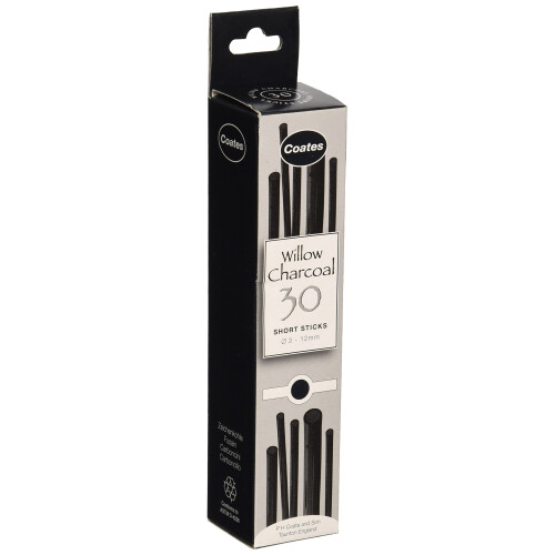 Coates Willow Charcoal Assorted 30 Pieces 1