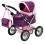 Bayer Design Doll Pram (Plum) - Purple 1