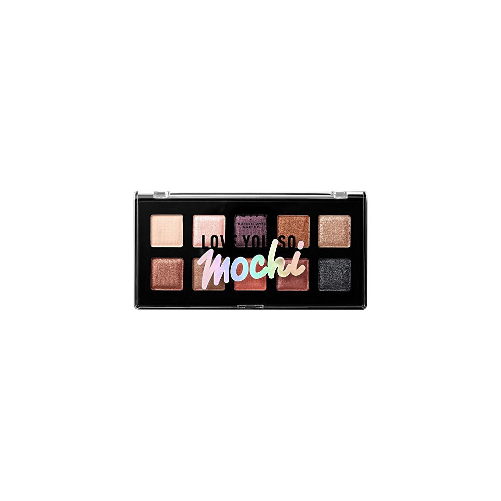 NYX PROFESSIONAL MAKEUP Love You so Mochi Eyeshadow Palette, Sleek and Chic, 0.46 Ounce