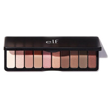 Palette di ombretti elf Perfect 10, dieci tonalit   ultra pigmentate brillanti e opache, vegane e cruelty-free, color carne e oro rosa (la confezi