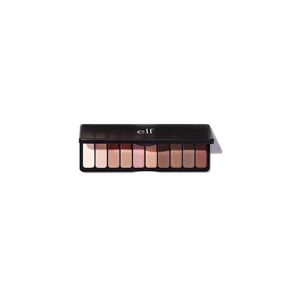 e.l.f. Perfect 10 Eyeshadow Palette  Ten Ultra-pigmented Shimmer & Matte Shades  Vegan & Cruelty-free  Nude Rose Gold (Packaging May Vary)