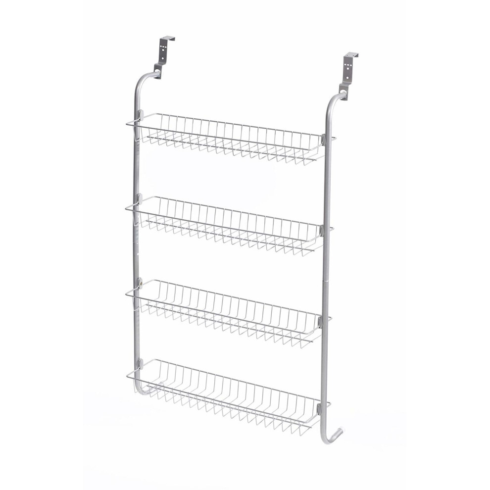 4 Tier Over Door Hanging Rack / Shelves For Pantry Or Storage Cupboard
