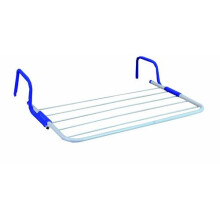JVL Folding Clothes Radiator Drying Airer - White