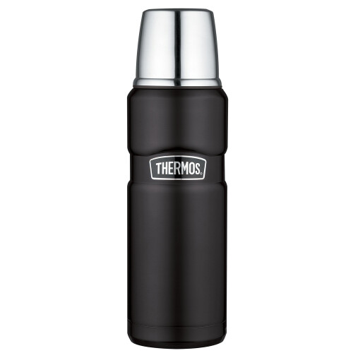 Thermos Thermos Stainless King Flask, Matt Black, 470 ml