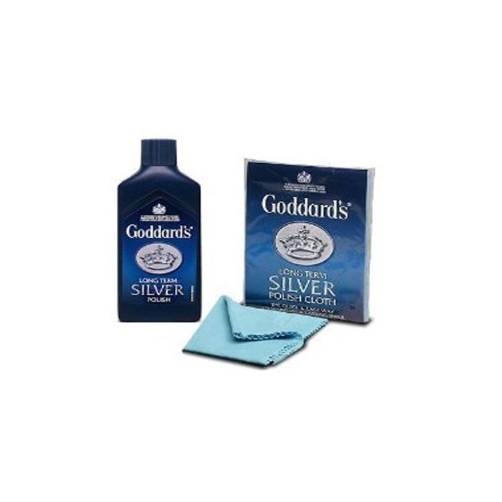 Goddards Polishing Kit Long Term Silver Polish Cloth Cleaner JEWELLERY