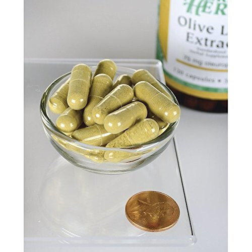 Swanson, Olivenblattextrakt, 500 mg, 120 Kapseln 1