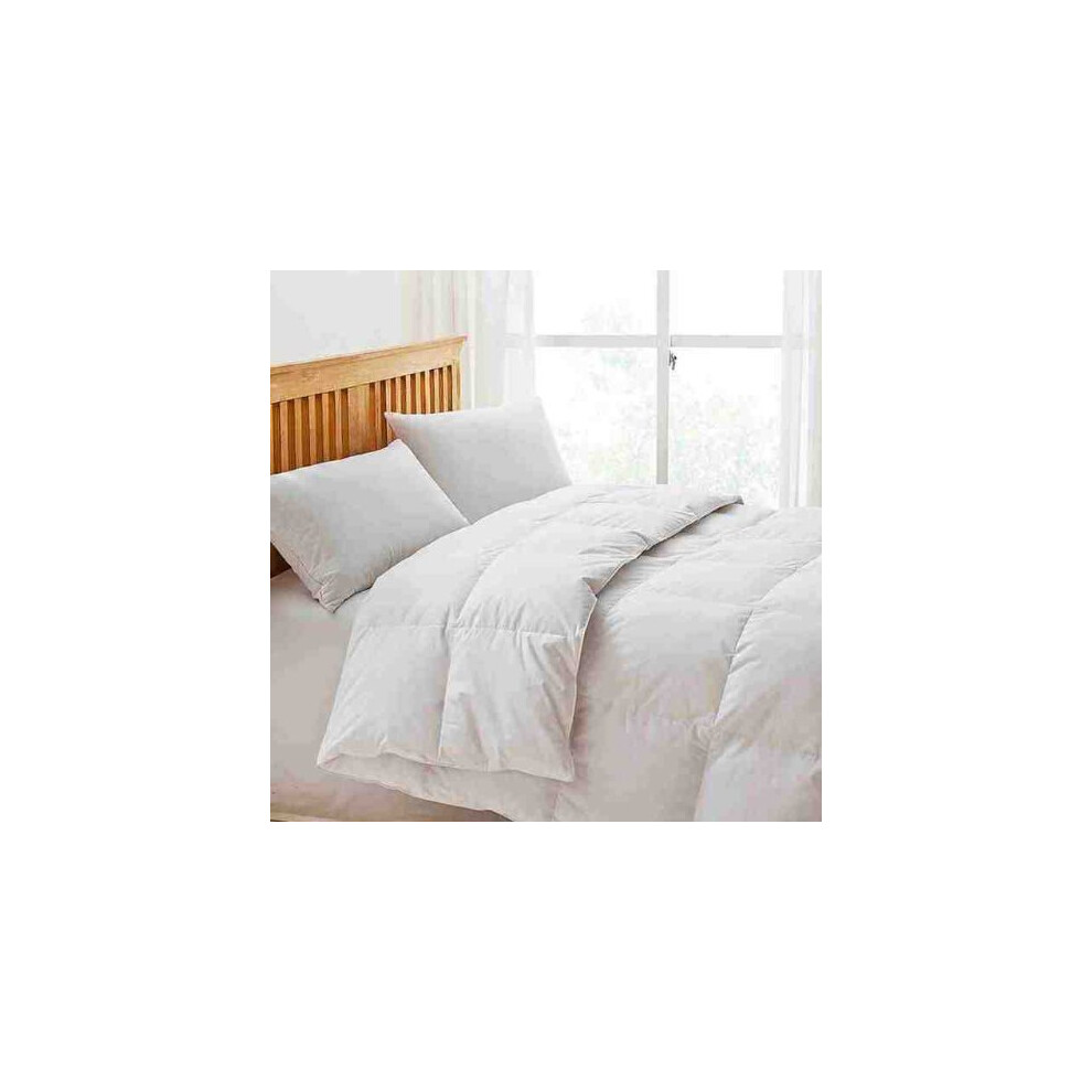 LUXURY GOOSE FEATHER AND DOWN DUVET QUILT 13.5 TOG DOUBLE