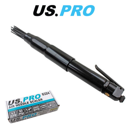 us pro US PRO Air Needle Scaler Descaler Rust Remover De-ruster 8324