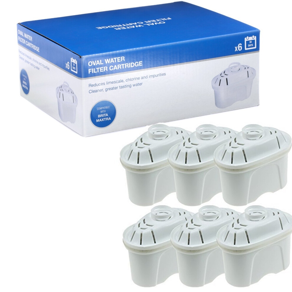 Qualtex Universal Jug Water Filter Cartridges (6)