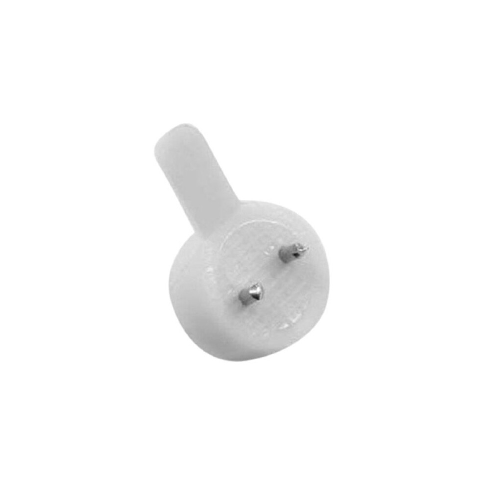 Small 22Mm (7/8") White Nylon Non-Trace Hardwall Drywall Picture Hook, X20 5013249349361