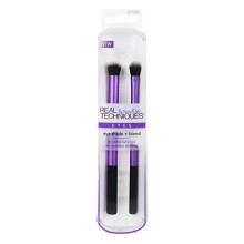 Pincéis para olhos - REAL TECHNIQUES - Conjunto de 2 - Sombreamento - Mistura - Violeta