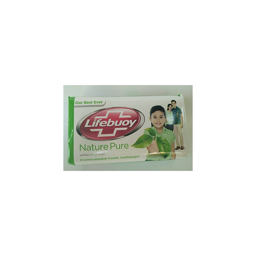 Lifebuoy Lifebouy Nature Pure Antibacterial Bar Soap 85 Gram