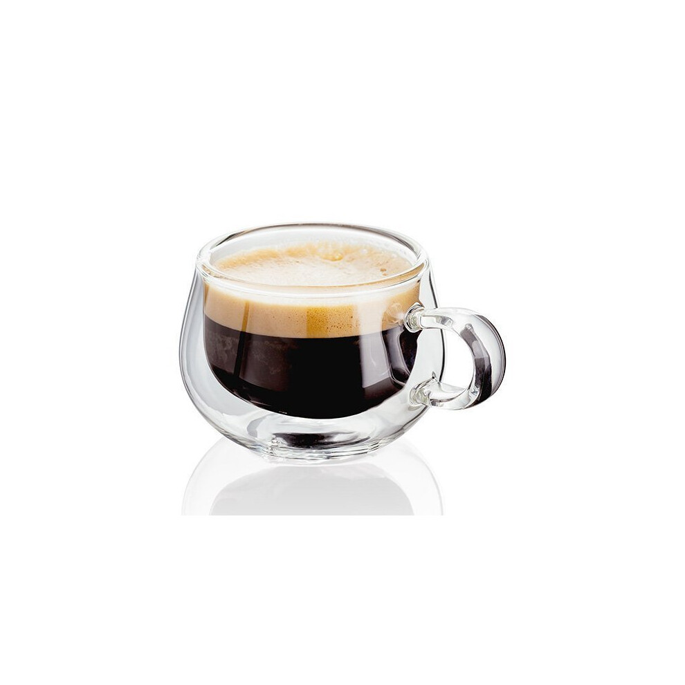 Judge Espresso Glass, Transparent, 75 ml, Set of 2
