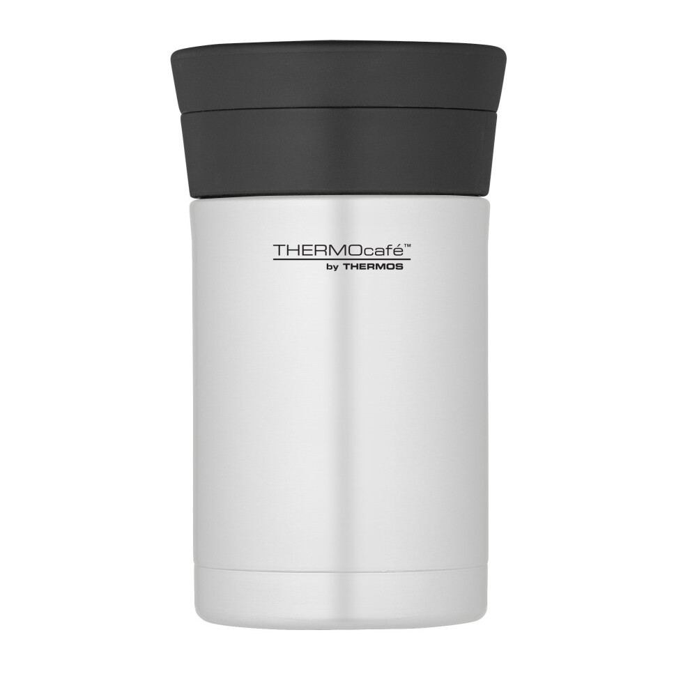 Thermos ThermoCafé Stainless Steel Food Flask with Spoon, 500 ml