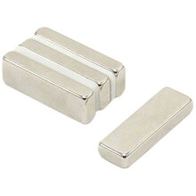 30 x 10 x 5mm thick N42 Neodymium Magnet - 8.1kg Pull ( Pack of 4 )