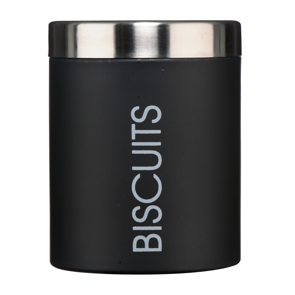 Premier Housewares Liberty Biscuit Canister - Black