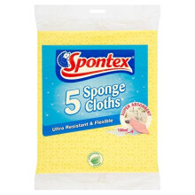 Spontex Sponge Cloths - Pack of 5
