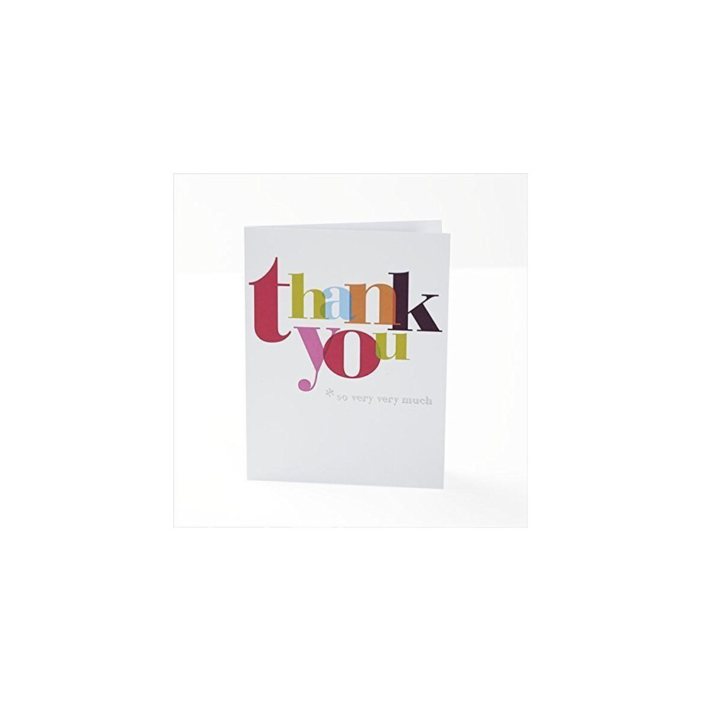 Shop Inc Multi Colour Pack Of 10 Thank You Cards By Carlton