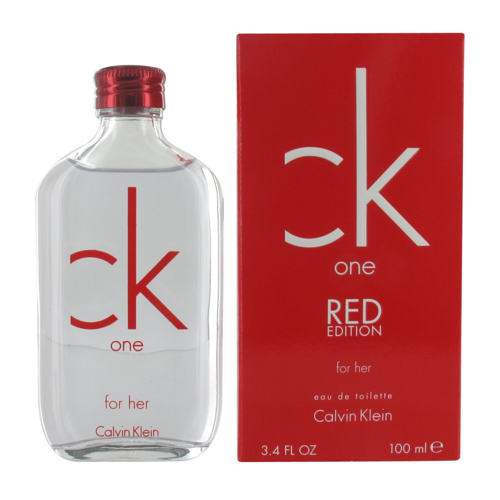 Calvin Klein CK One Red Edition Her 100ml Eau de Toilette Spray