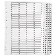 Q Connect A4 1-100 Mylar Index