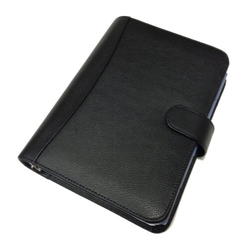 Collins Balmoral Premium Leather Personal Organiser 2018 Diary - Black