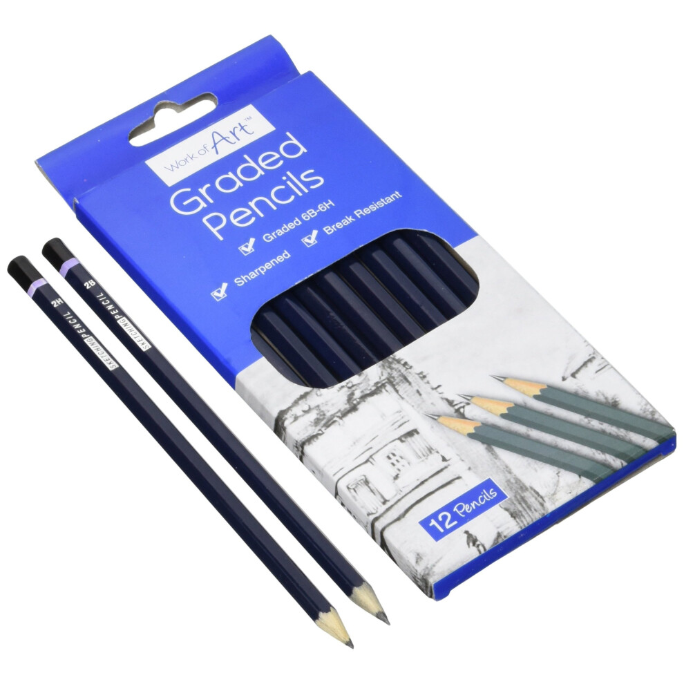 Tallon Sketching Pencils (Pack of 12), color may vary