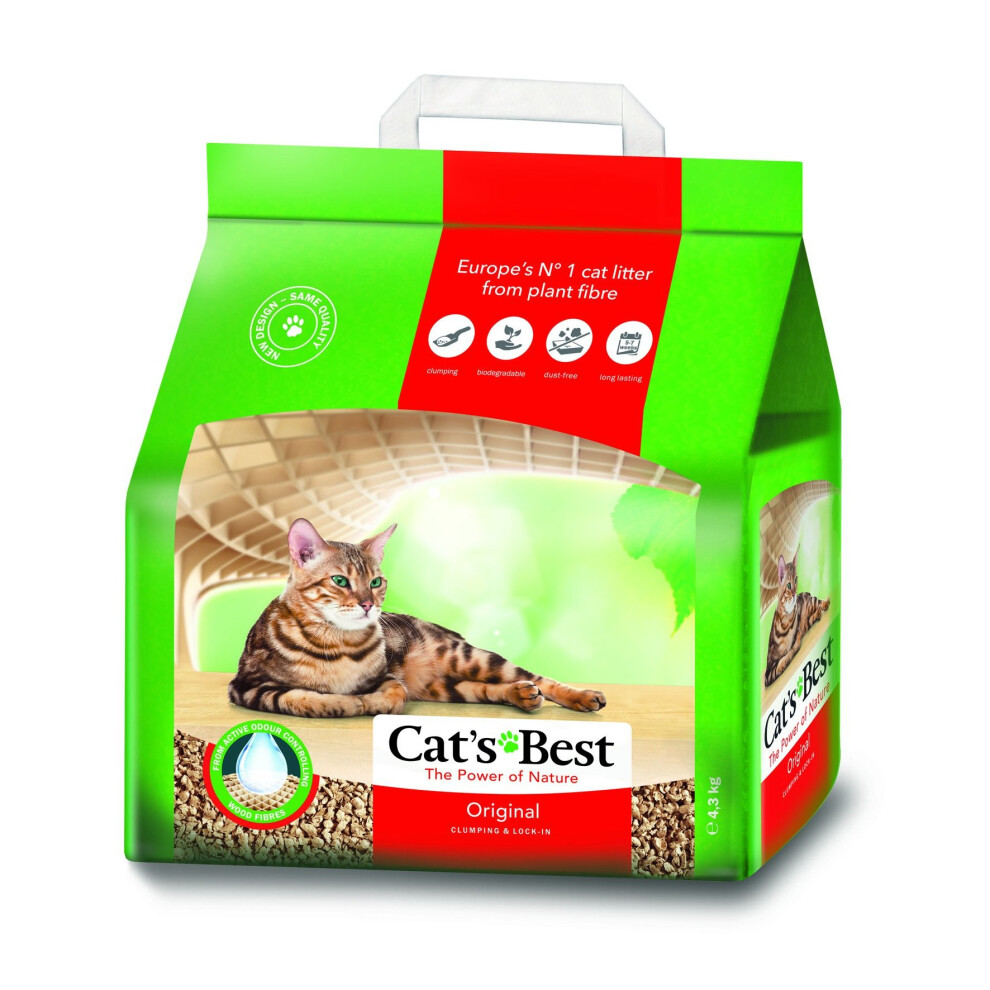 Cat's Best Ãko Plus Cat Litter, 10 L