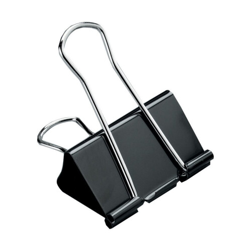 5 Star Office 5 Star Office Foldback Clips 51mm Black [Pack 12]
