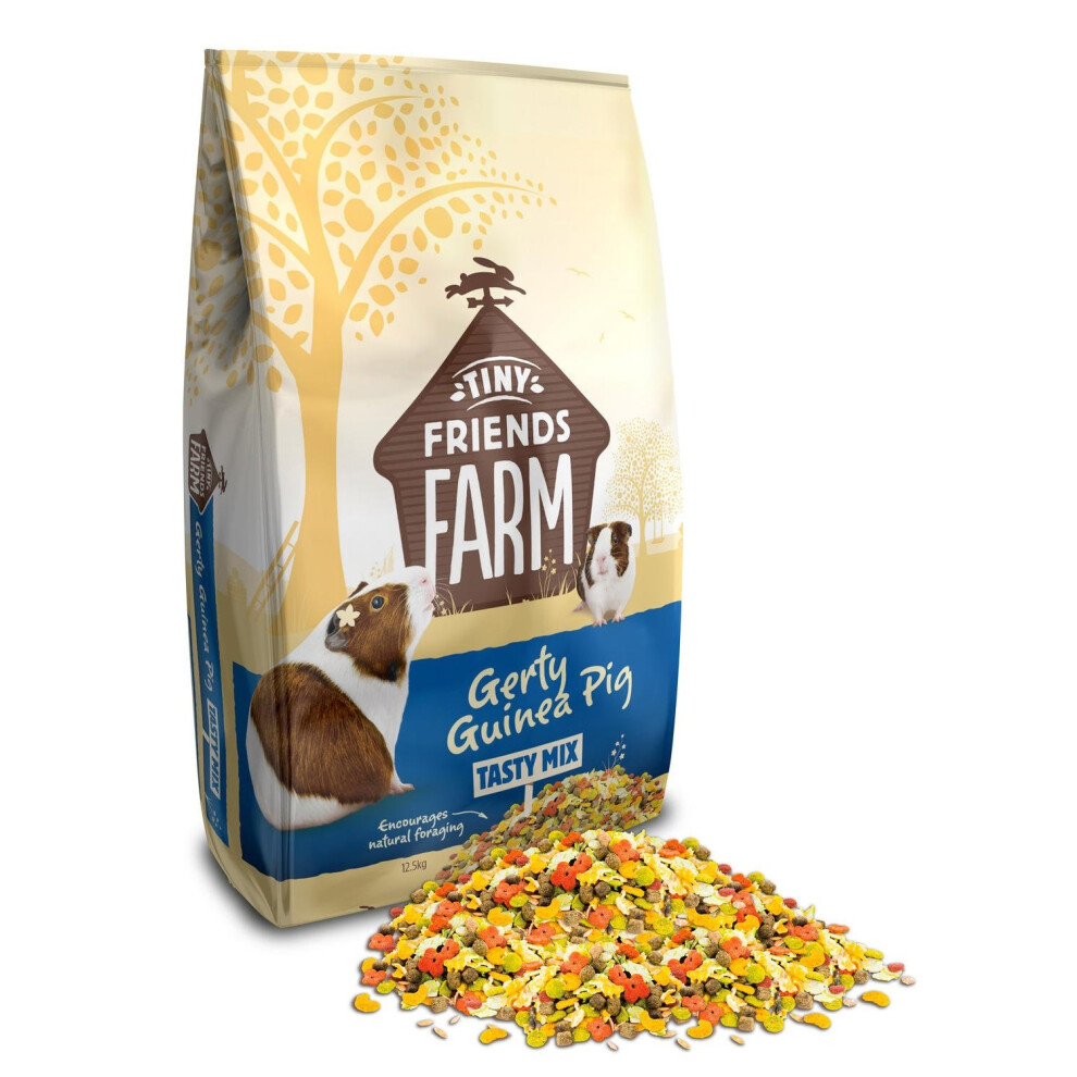 Supreme Tiny Friends Farm Gerty Guinea Pig Tasty Mix, 12.5 Kg