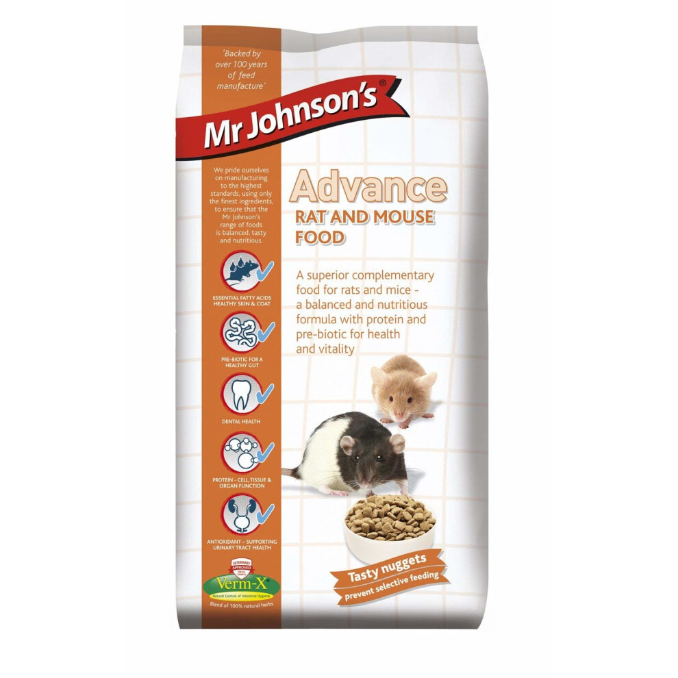 Mr Johnson's Advance Rat and Mouse Food, 750 g
