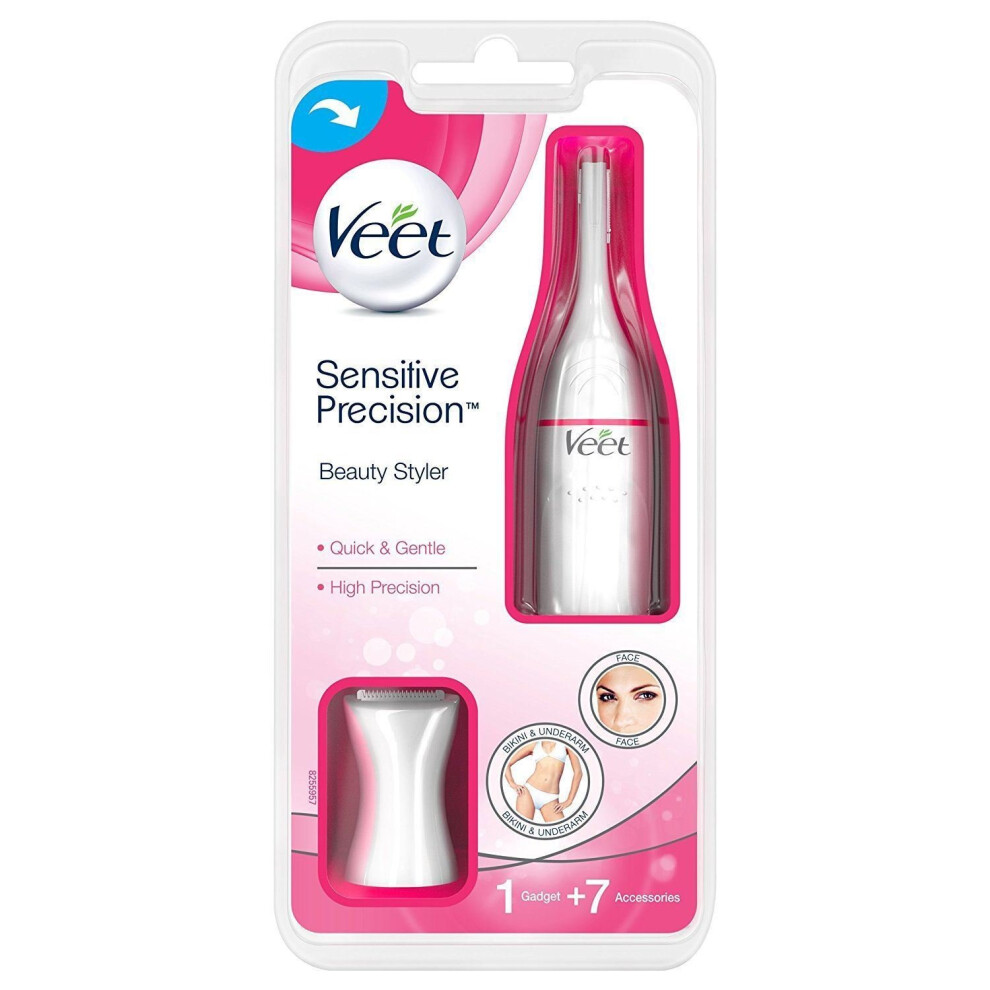 Veet Sensitive Precision Beauty Styler | Women's Hair Trimmer