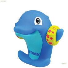Tomy Water Whistler Floating Dolphin Bath Toy - Squirter for 18 Months+