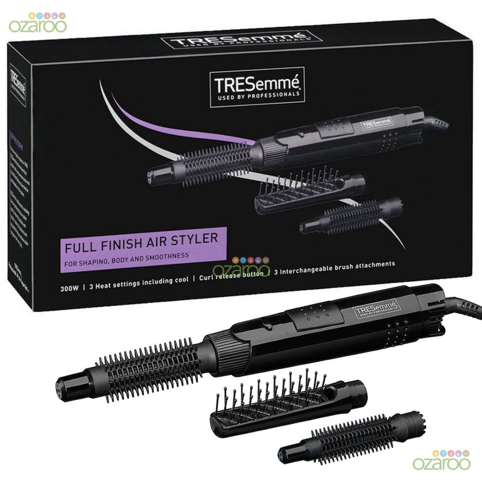 TRESEMME 5265TU Full Finish Hot Air Styler Salon Hair Brush Black 300W