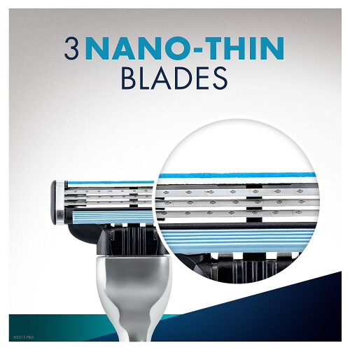 Gillette Ανδρικές ανταλλακτικές λεπίδες ξυρίσματος Gillette Mach3 Turbo - 8 πακέτα ανταλλακτικών 2