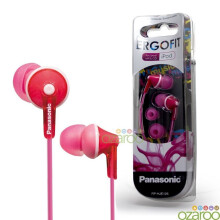 Panasonic ErgoFit Earphones for iPod, iPhone, MP3 & Android - Pink, RP-HJE125E-P