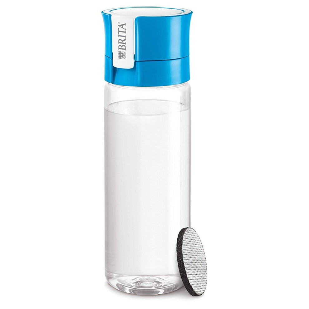 BRITA Blue Fill&Go Vital Water Bottle & 1 Filter | Water Filter Bottle