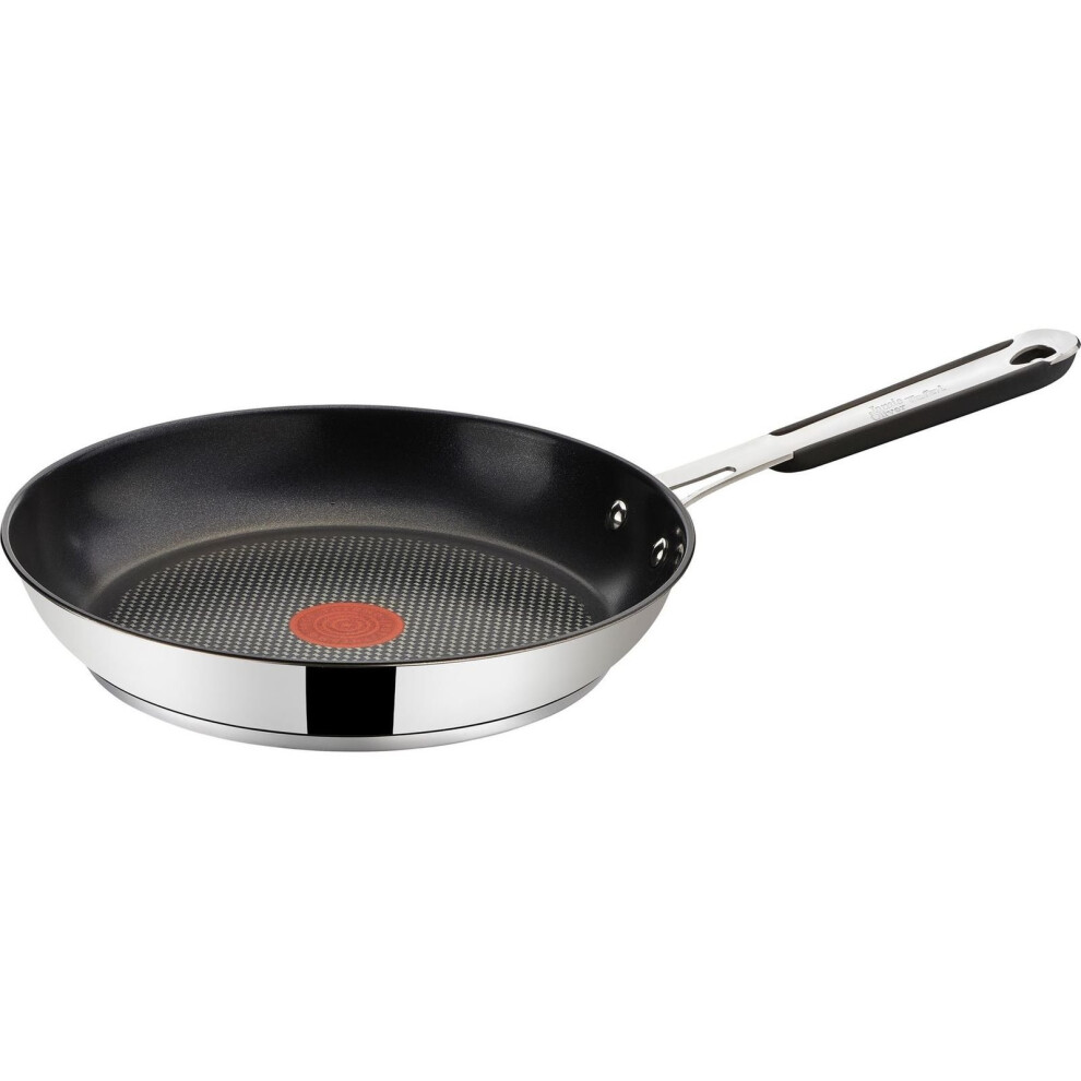 Jamie Oliver by Tefal Everyday 28cm Frypan, Non-Stick Stainless Steel Frying Pan